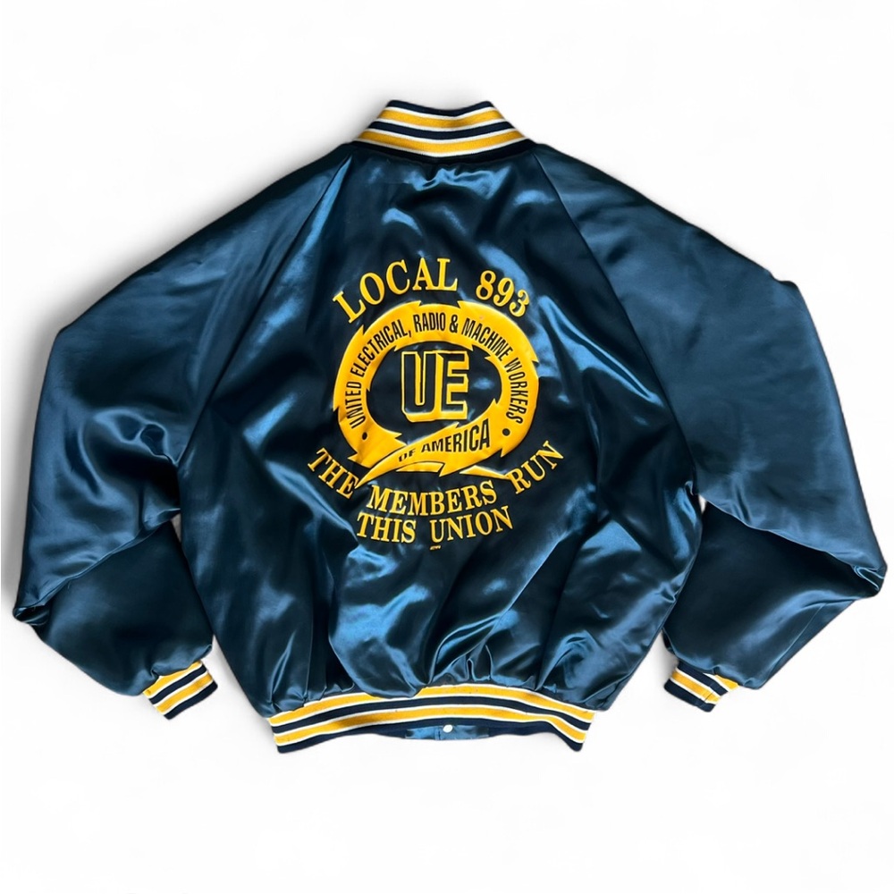 Union Blue and Yellow Varsity Jacket